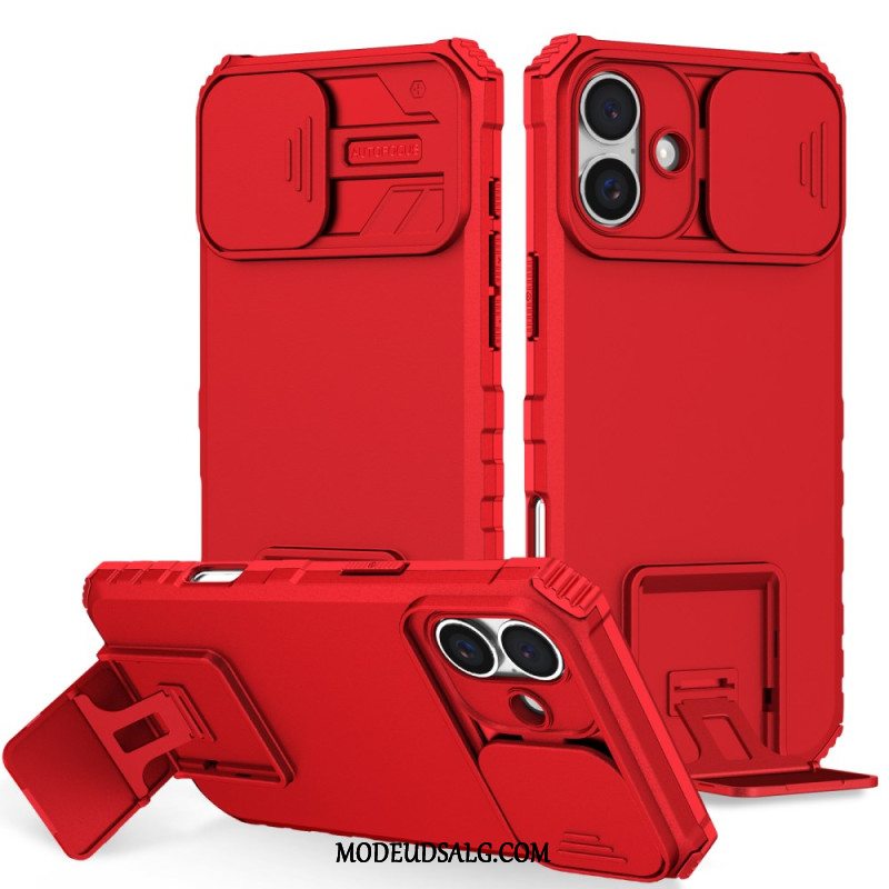 Cover iPhone 16 Plus Telefon Etui Kameraskyder Og Support