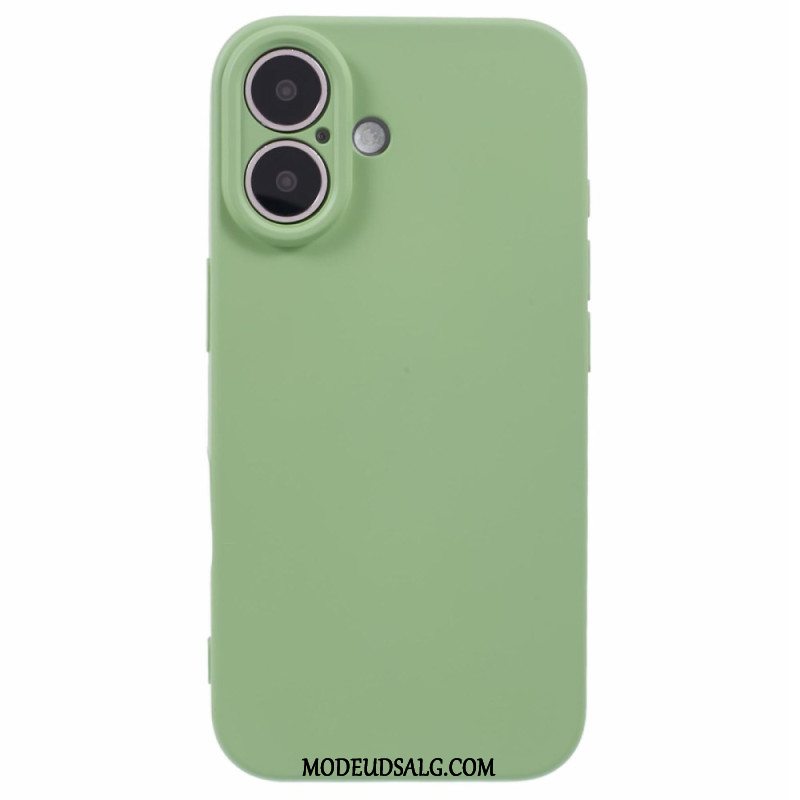 Cover iPhone 16 Plus Telefon Etui Silikonefiberfor