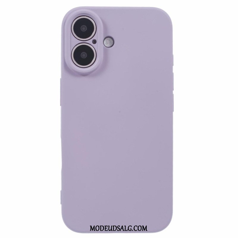 Cover iPhone 16 Plus Telefon Etui Silikonefiberfor