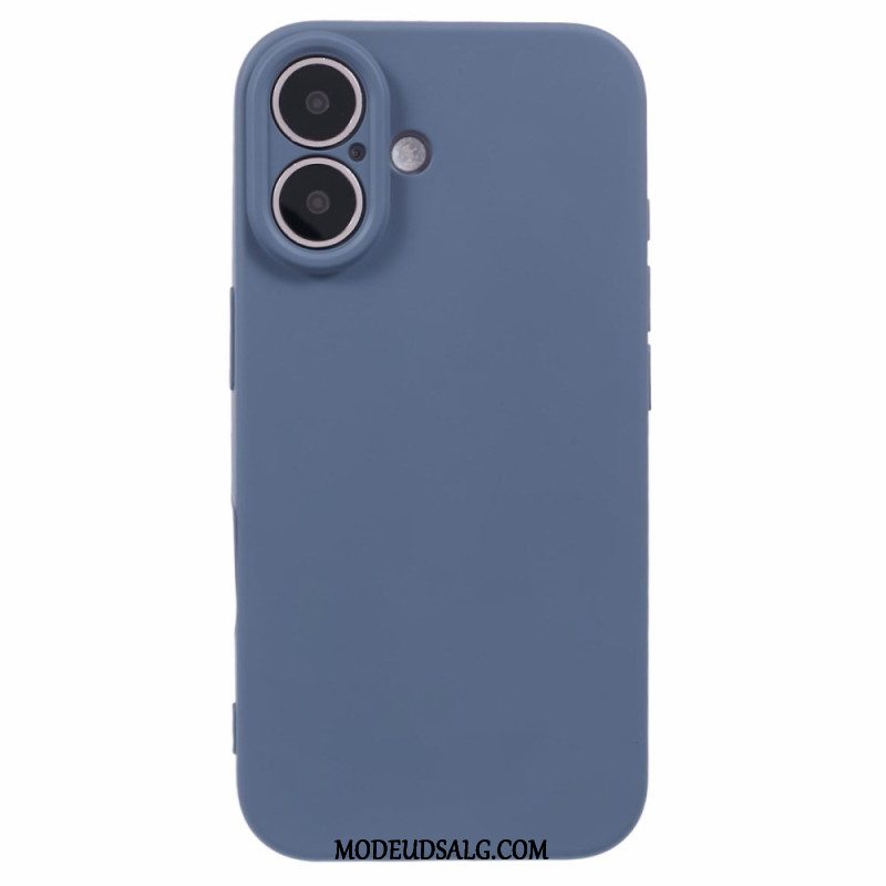 Cover iPhone 16 Plus Telefon Etui Silikonefiberfor