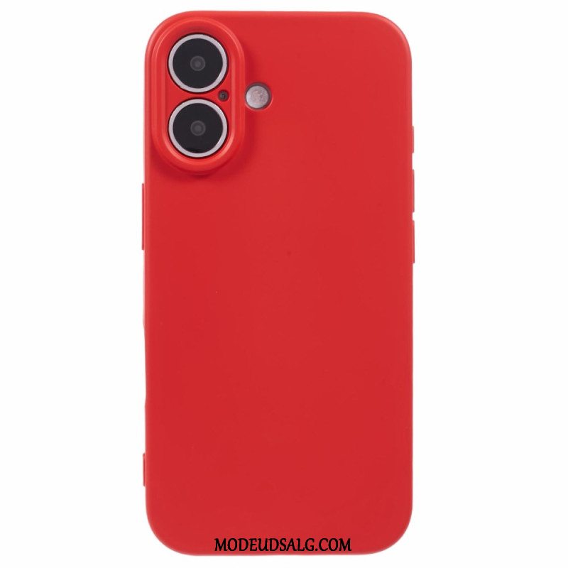 Cover iPhone 16 Plus Telefon Etui Silikonefiberfor