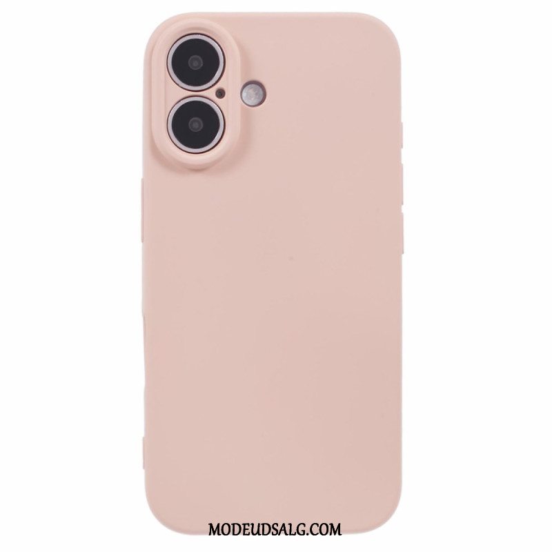 Cover iPhone 16 Plus Telefon Etui Silikonefiberfor