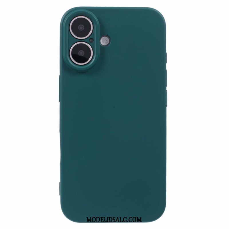 Cover iPhone 16 Plus Telefon Etui Silikonefiberfor