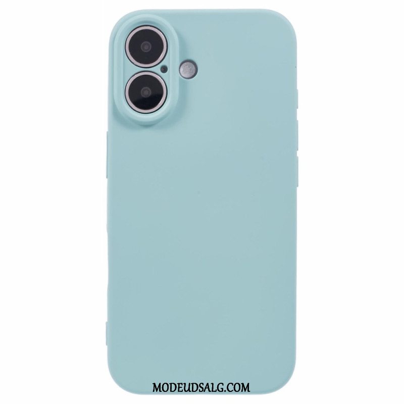 Cover iPhone 16 Plus Telefon Etui Silikonefiberfor