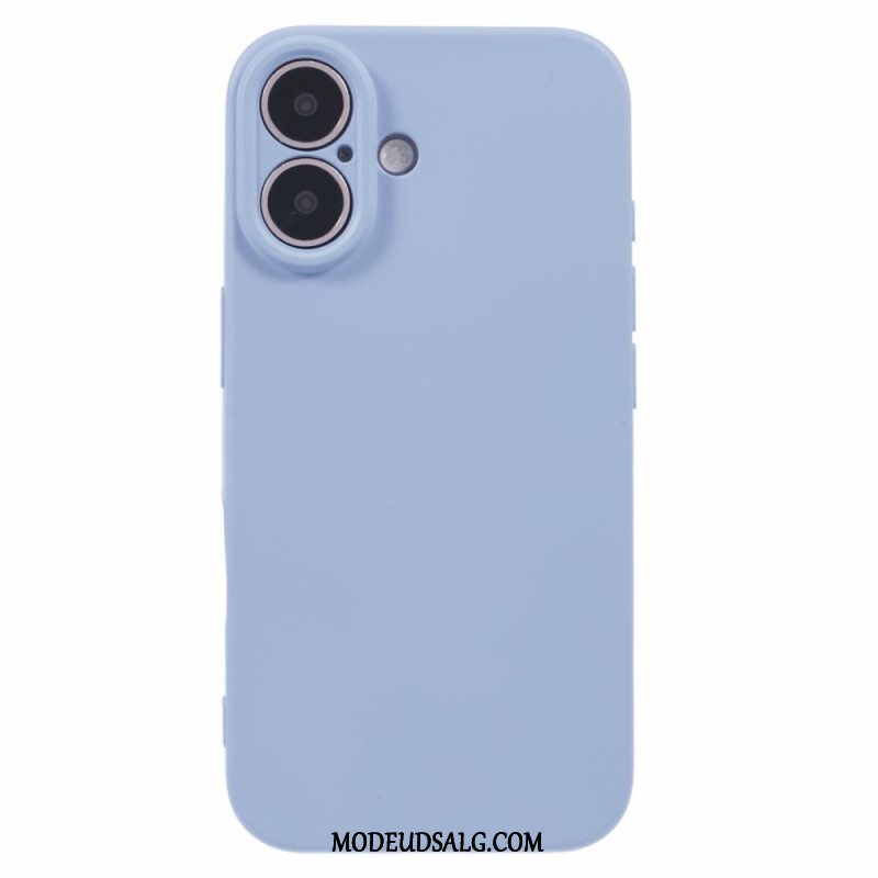 Cover iPhone 16 Plus Telefon Etui Silikonefiberfor