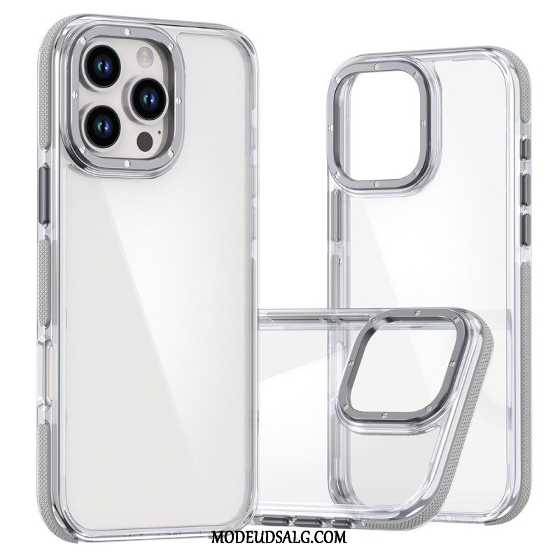 Cover iPhone 16 Pro Gennemsigtig Anti-drop