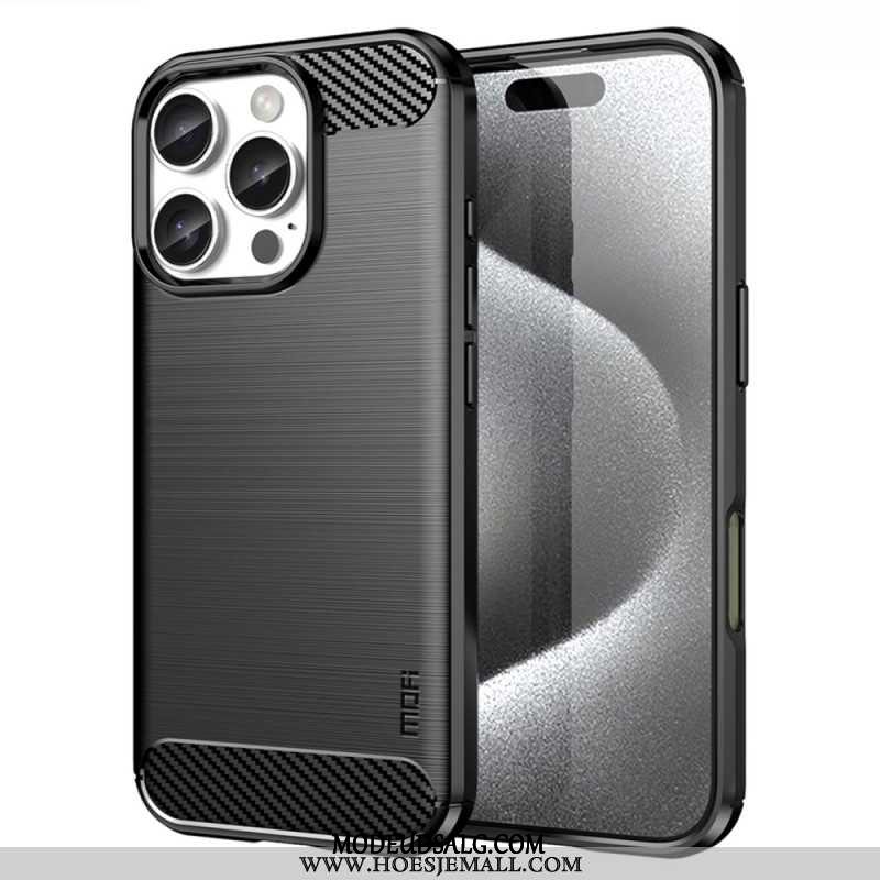 Cover iPhone 16 Pro Max Telefon Etui Mofi Børstet Kulfiber