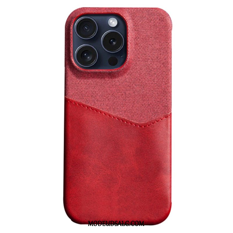 Cover iPhone 16 Pro Max Telefon Etui Vintage Kortholder