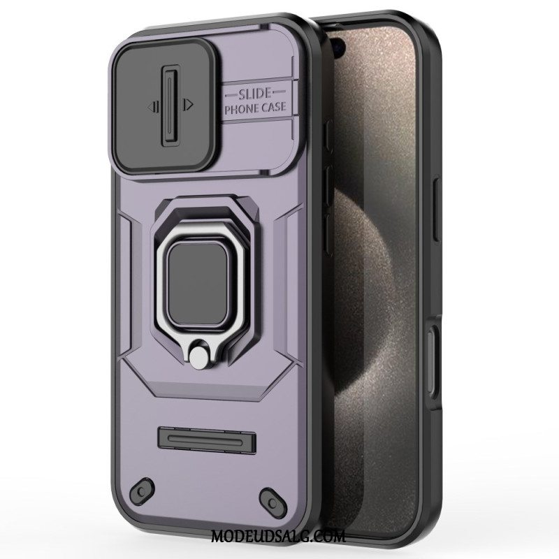 Cover iPhone 16 Pro Ringbestandig Glidende Linsebeskyttelse