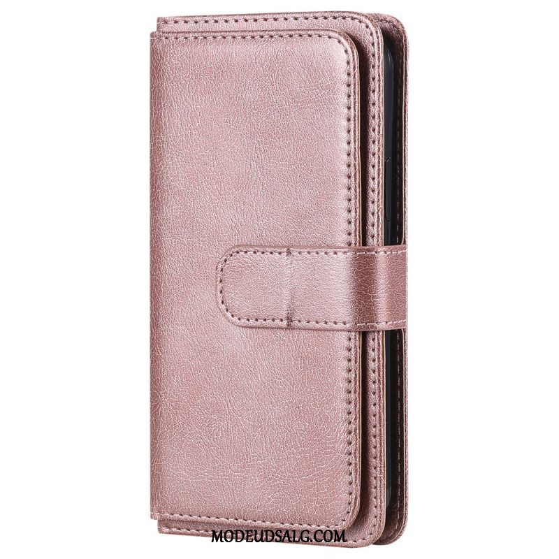 Cover iPhone 16 Pro Telefon Etui - 10 Kortholdere