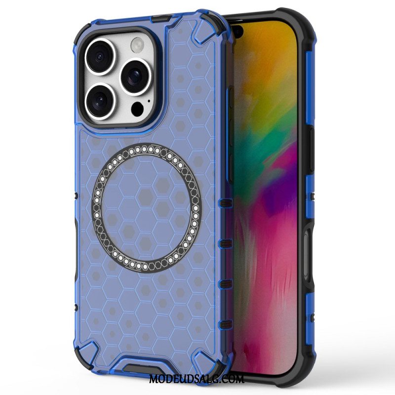 Cover iPhone 16 Pro Telefon Etui Magnetisk Honeycomb