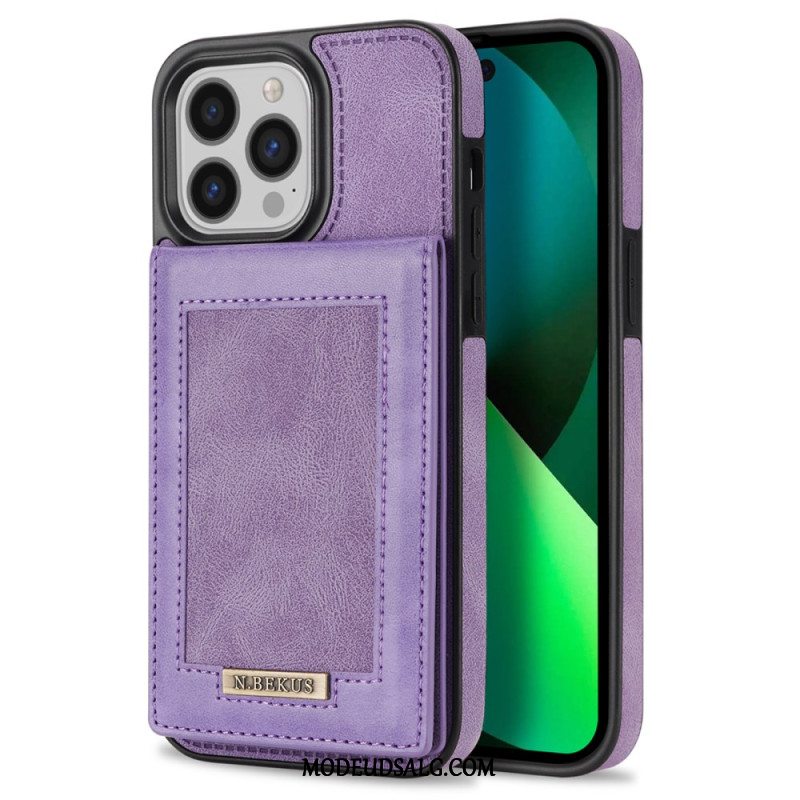 Cover iPhone 16 Pro Telefon Etui N.bekus Rfid Kortholder