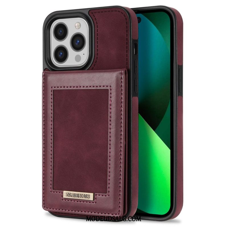 Cover iPhone 16 Pro Telefon Etui N.bekus Rfid Kortholder