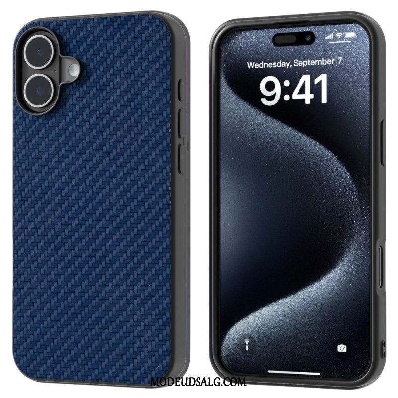 Cover iPhone 16 Telefon Etui Abeel Carbon Fiber Texture