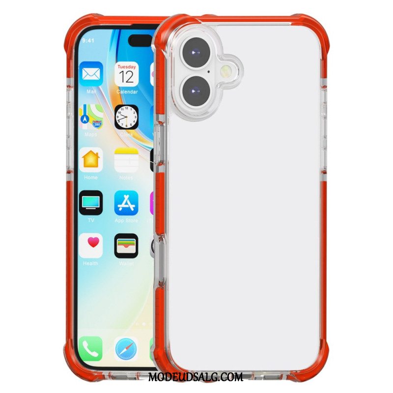 Cover iPhone 16 Telefon Etui Farvede Kanter