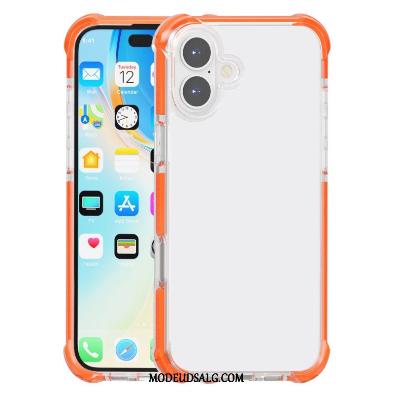 Cover iPhone 16 Telefon Etui Farvede Kanter