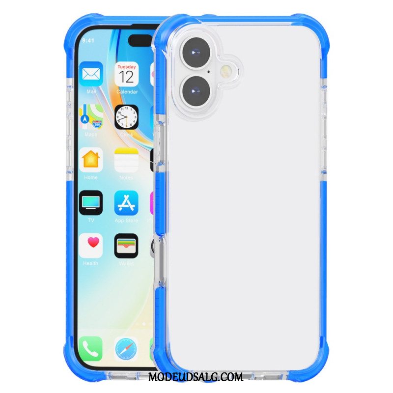 Cover iPhone 16 Telefon Etui Farvede Kanter