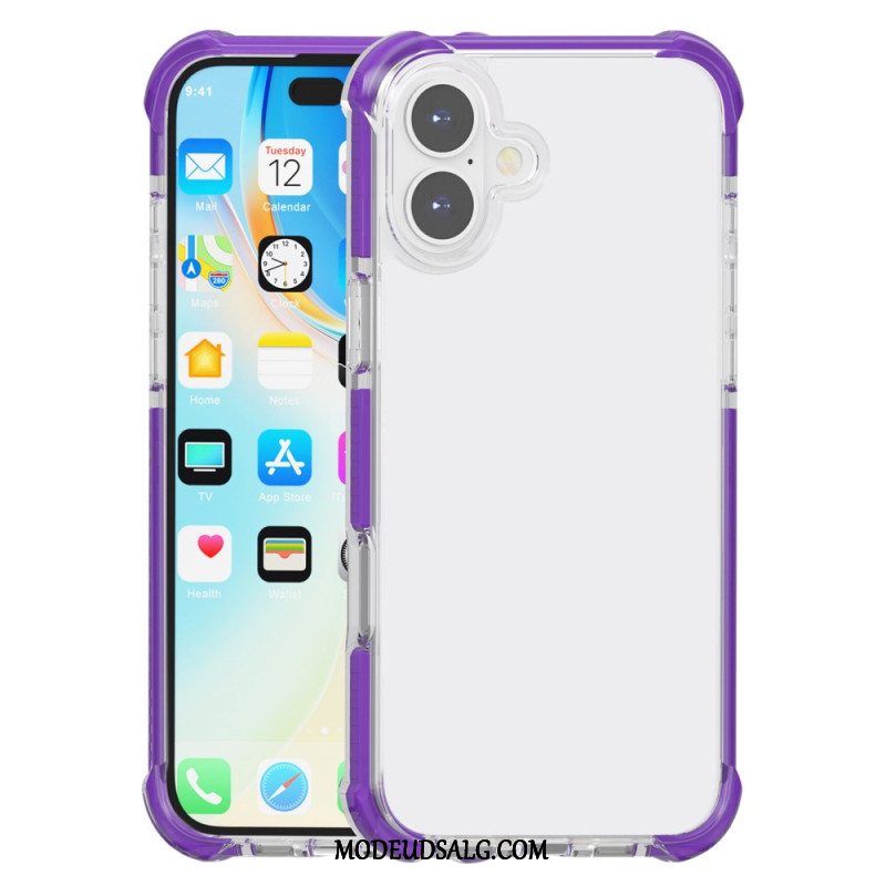 Cover iPhone 16 Telefon Etui Farvede Kanter