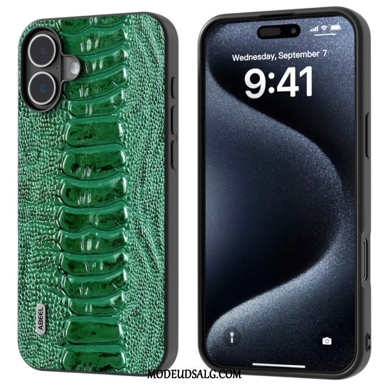 Cover iPhone 16 Telefon Etui Krokodillestil