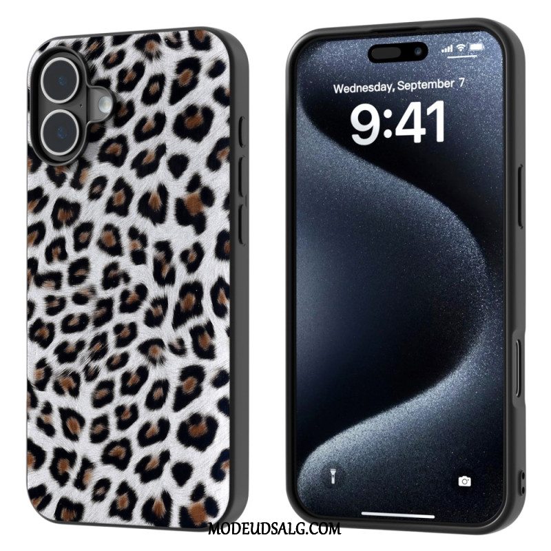 Cover iPhone 16 Telefon Etui Leopardstil