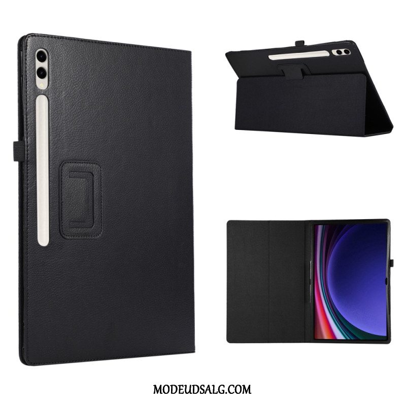 Etui Samsung Galaxy Tab S9 Ultra Litchi Læder Style