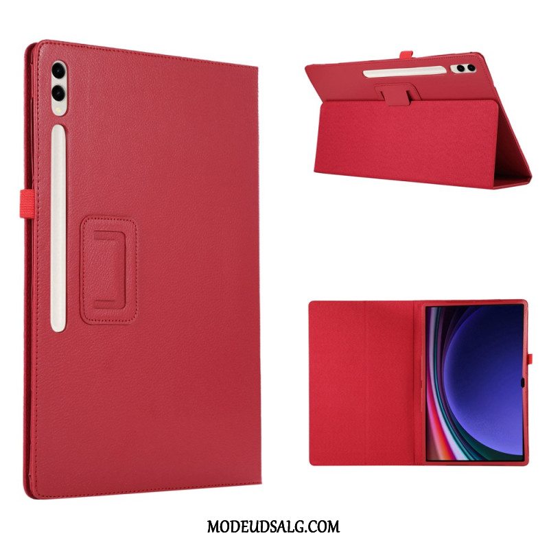 Etui Samsung Galaxy Tab S9 Ultra Litchi Læder Style