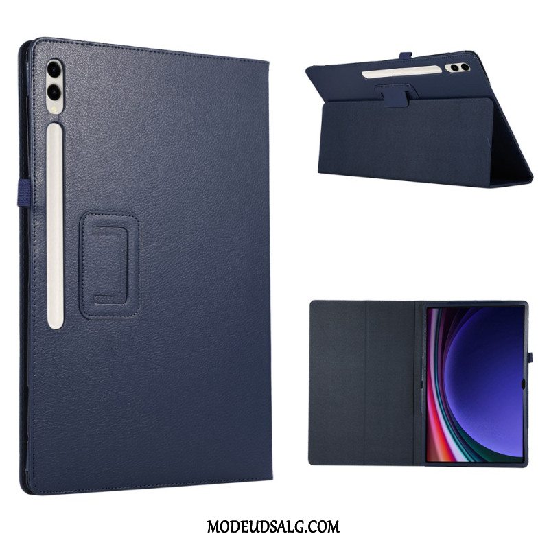 Etui Samsung Galaxy Tab S9 Ultra Litchi Læder Style