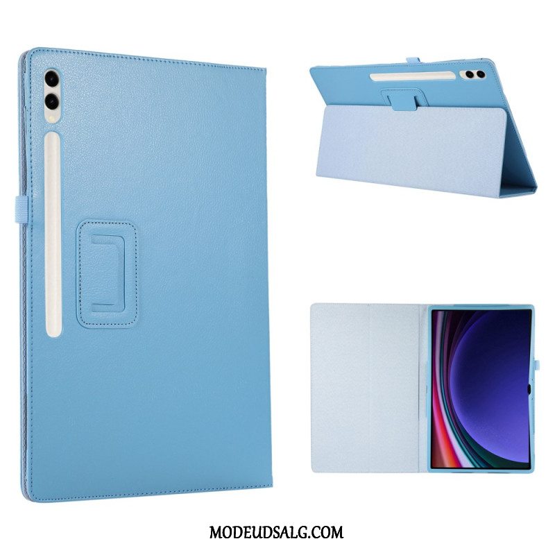 Etui Samsung Galaxy Tab S9 Ultra Litchi Læder Style