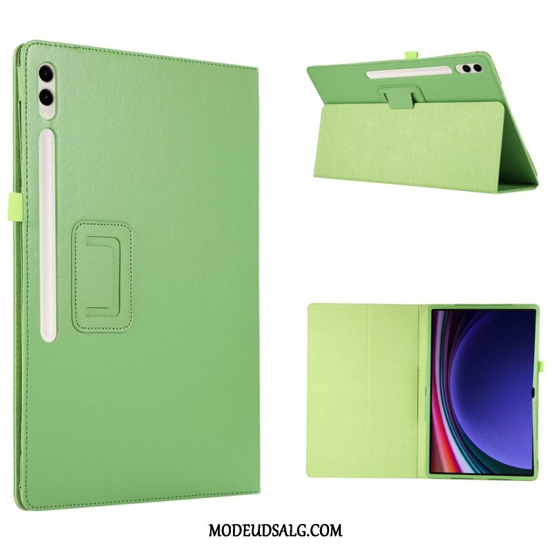 Etui Samsung Galaxy Tab S9 Ultra Litchi Læder Style