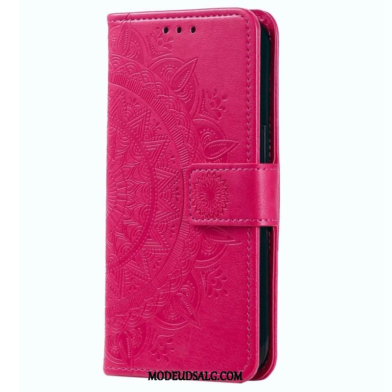 Flip Cover Huawei Mate 50 Pro Mandala Sun Med Snor