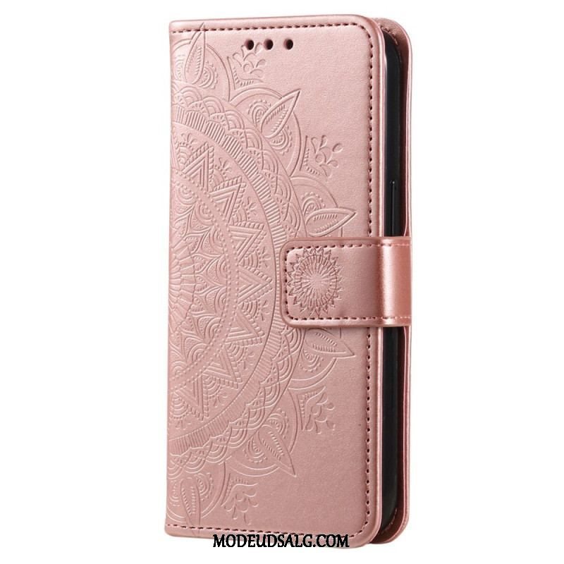 Flip Cover Huawei Mate 50 Pro Mandala Sun Med Snor