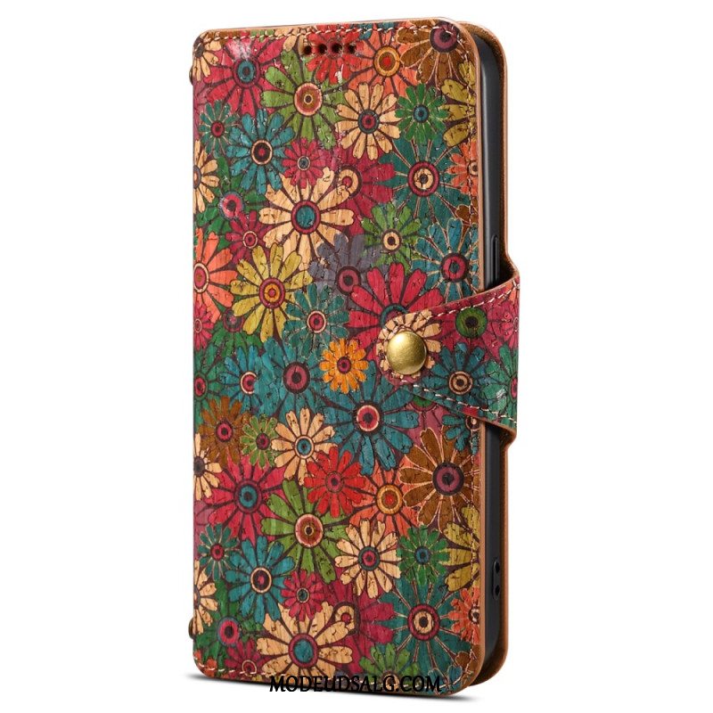 Flip Cover Huawei Nova 12s Blomstermønstre