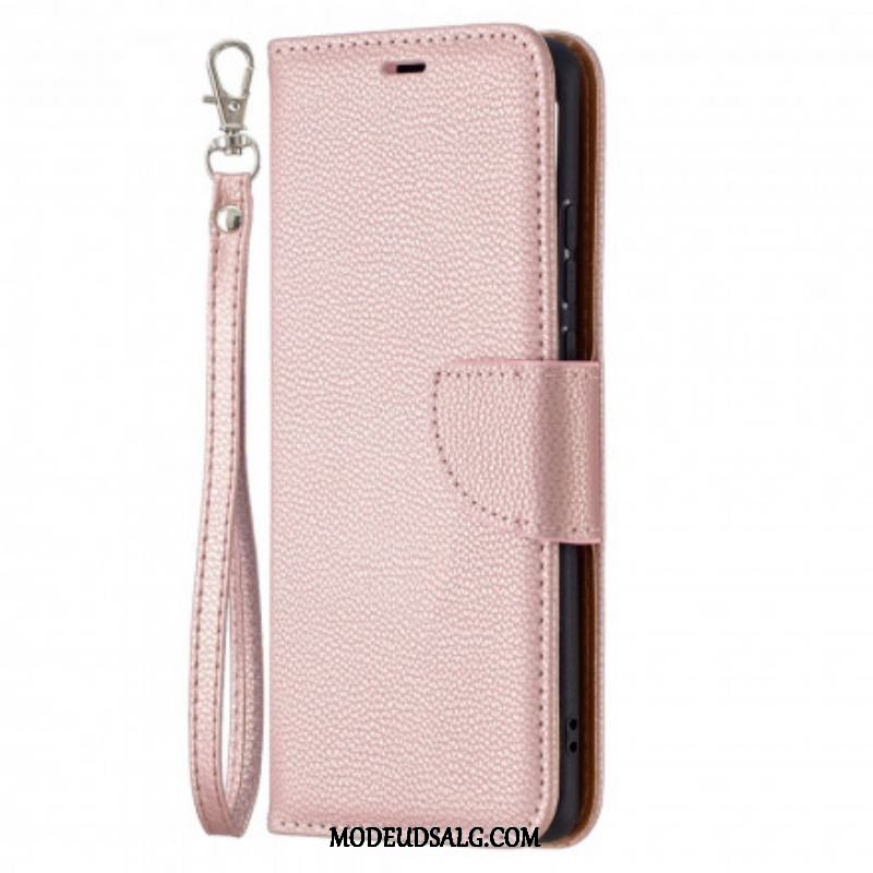 Flip Cover Huawei P50 Pro Læder Cover Litchi Rabat Oblique