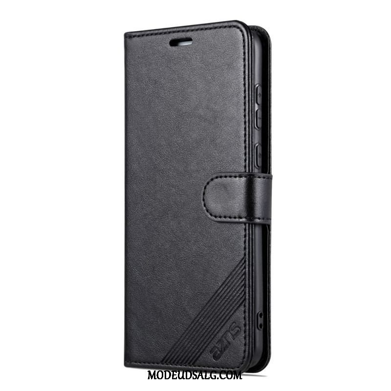 Flip Cover Huawei P60 Pro Azns Lædereffekt