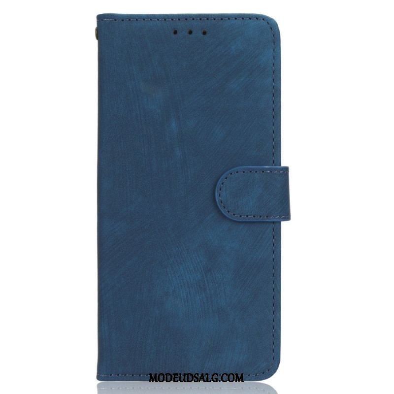 Flip Cover Huawei P60 Pro Klassisk Rfid Med Snor