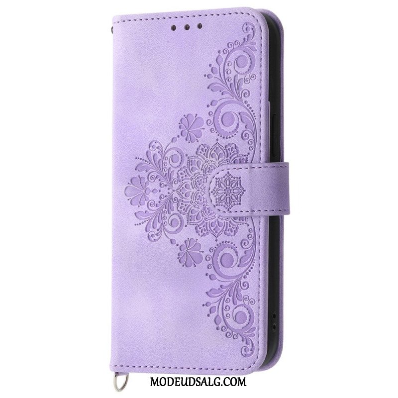 Flip Cover Huawei Pura 70 Pro Blonde Med Rem Og Skulderrem