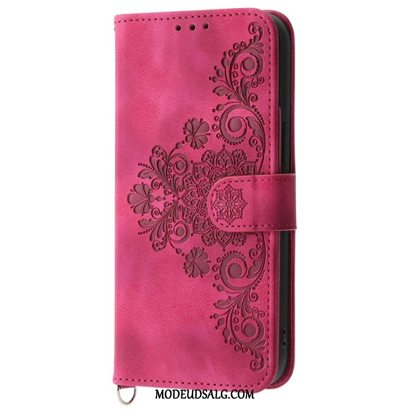 Flip Cover Huawei Pura 70 Pro Blonde Med Rem Og Skulderrem