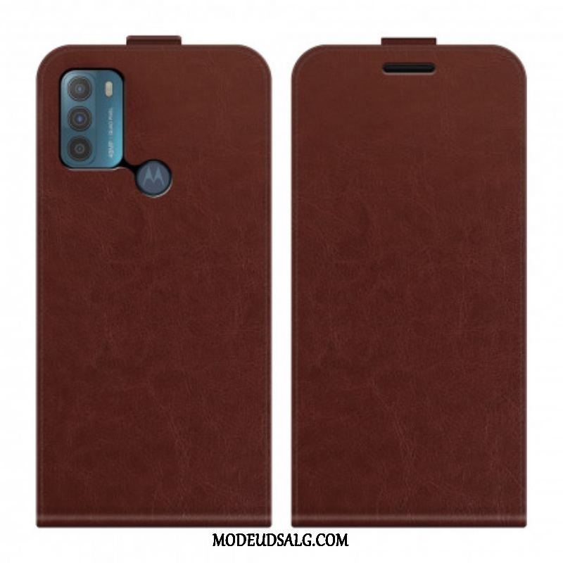 Flip Cover Moto G50 Læder Cover Lodret Flap Lædereffekt