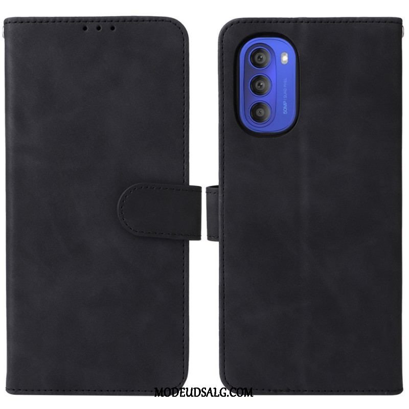 Flip Cover Moto G51 5G Vintage Skin-touch