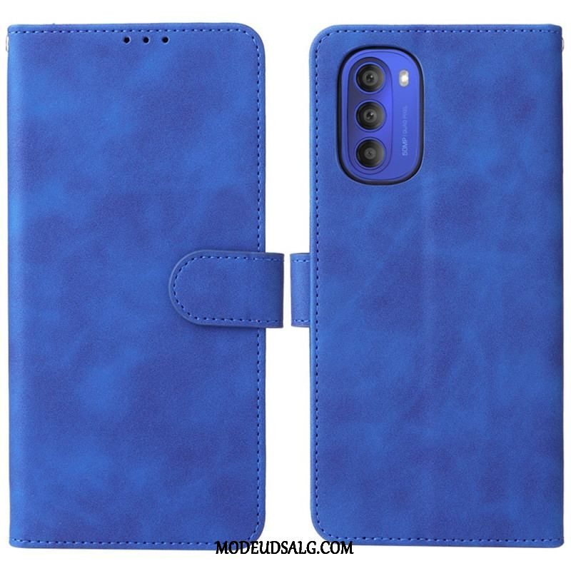 Flip Cover Moto G51 5G Vintage Skin-touch