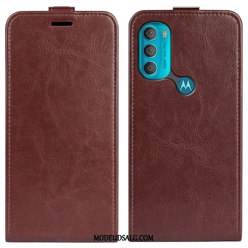 Flip Cover Moto G71 5G Læder Cover Foldelig Retro