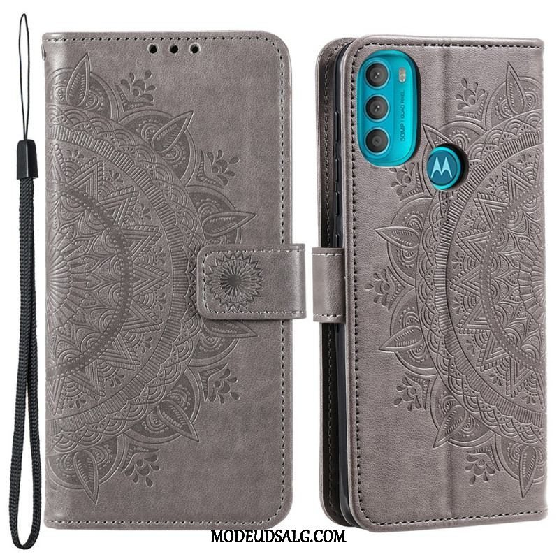 Flip Cover Moto G71 5G Sol Mandala