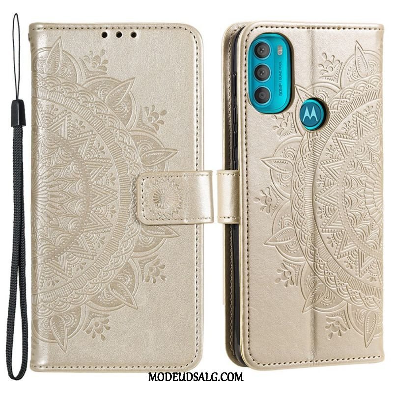 Flip Cover Moto G71 5G Sol Mandala