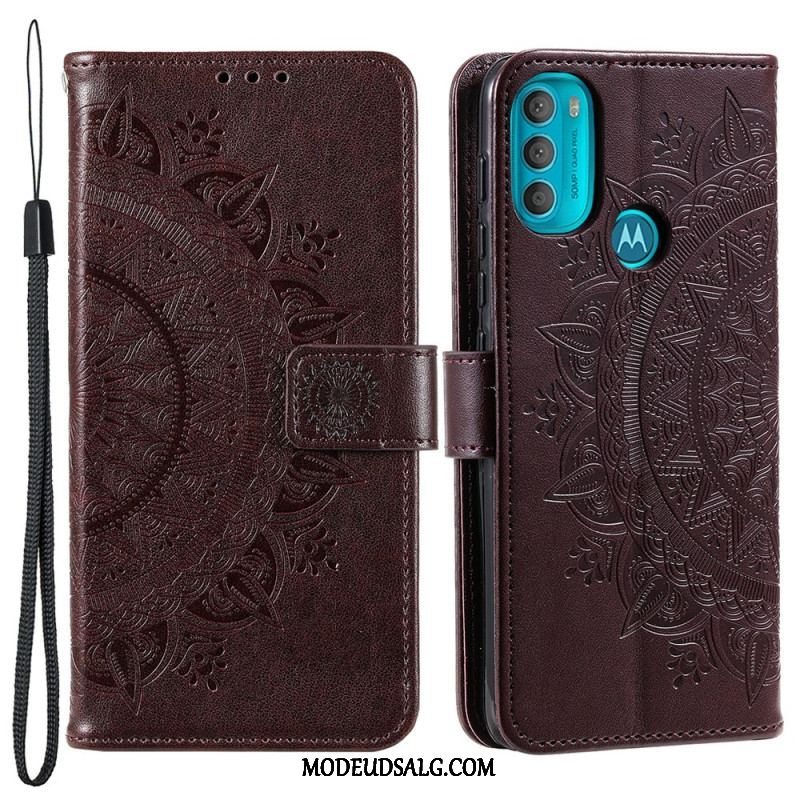 Flip Cover Moto G71 5G Sol Mandala