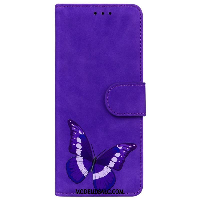 Flip Cover Moto G73 5G Sommerfugle Design