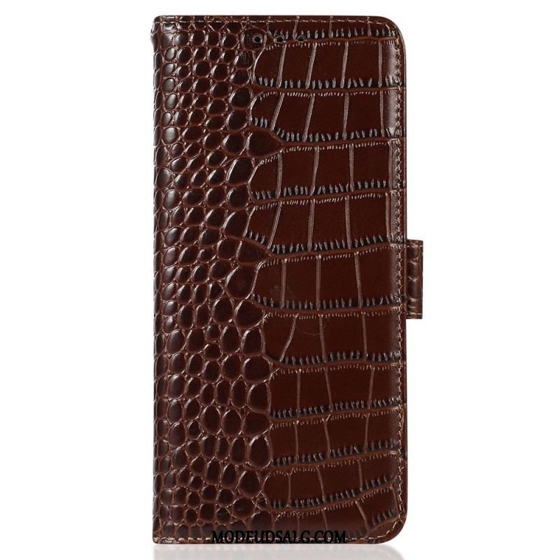 Flip Cover Motorola Edge 40 Pro Crocodile Style Rfid