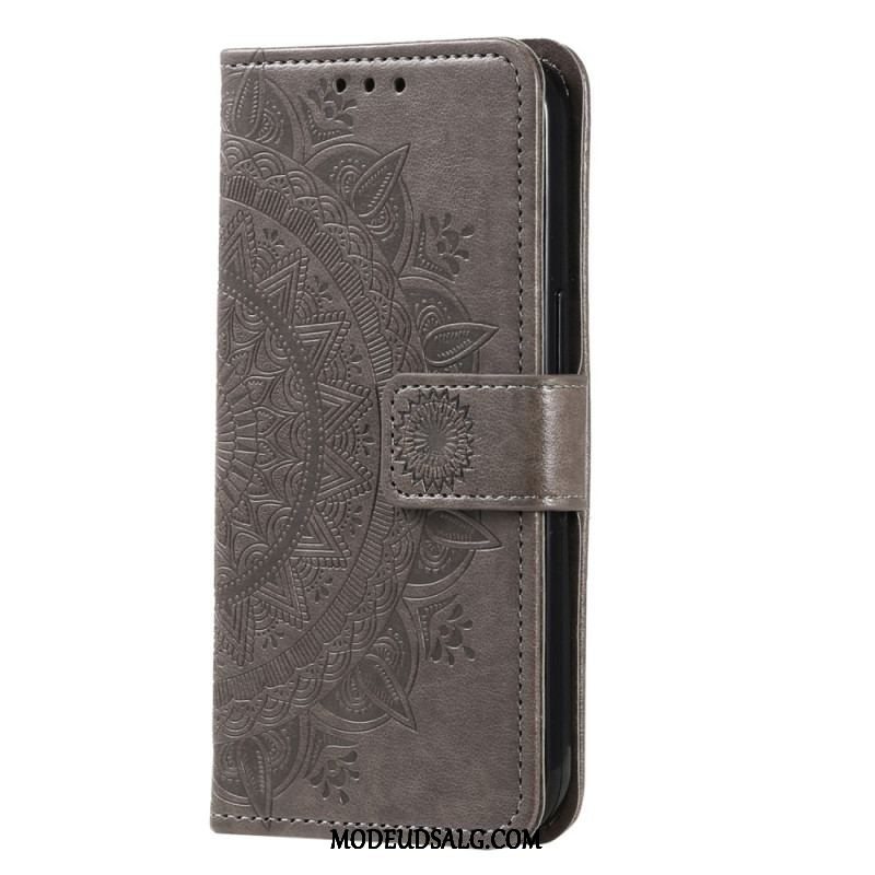 Flip Cover Motorola Edge 40 Pro Mandala Sun Med Snor