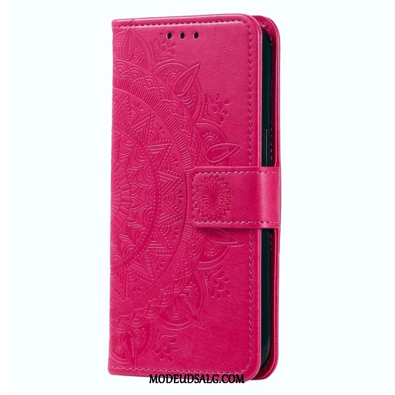 Flip Cover Motorola Edge 40 Pro Mandala Sun Med Snor