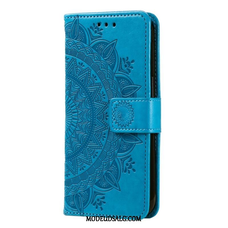 Flip Cover Motorola Edge 40 Pro Mandala Sun Med Snor