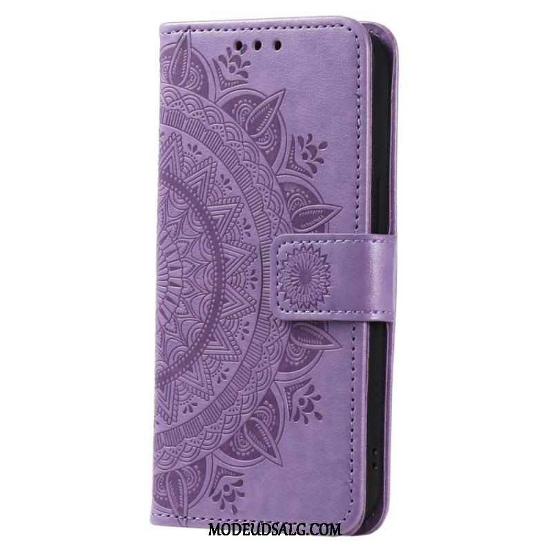 Flip Cover Motorola Edge 40 Pro Mandala Sun Med Snor